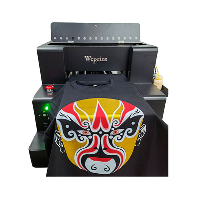 Printing on Metallic Fluorescent Gold Printer Garment Printer Garment Effect 30cm DTF Silver Sublimation Heat Transfer dtf Printer a3