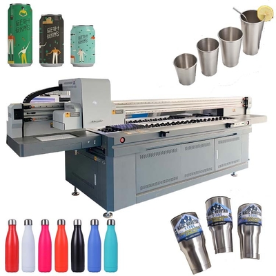 Printing Shops UV Cylinder Digital Inkjet Printer For Glass Bottle Ceramic Tile Printer Bottle Printing Machine