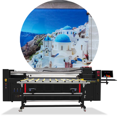 Suits for rigid and flexible materials printing MT MT-UV 2000 large format UV hybrid printer for acrylic printing