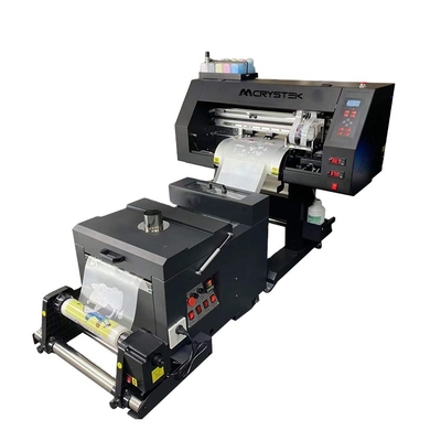 Garment Shops Cheap Price A3 DTF UV Printer Roll To Roll Crystek CT-400R Inkjet Printer With Powder Shaker I3200 Fast Speed