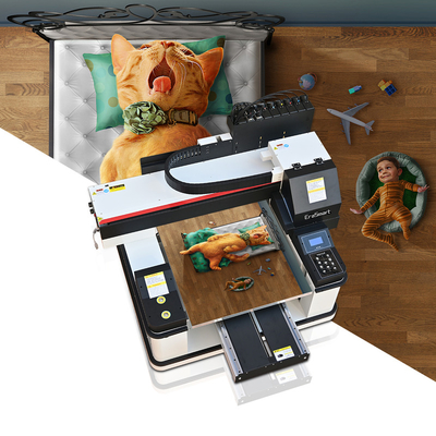 600*900mm Erasmart 6090 UV Printer With Varnish For Phone Case Bottle Flatbed Pen