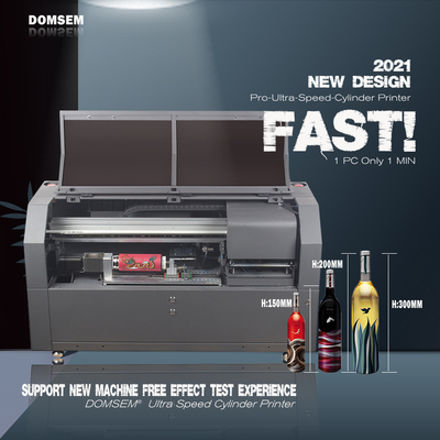 Building Material Shops DOM SEM Professional UV Printer Factory For UV Bottle Printing Machine
